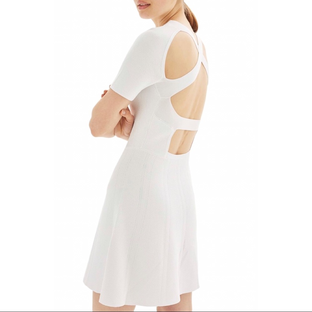 Topshop Strappy Sweater Dress